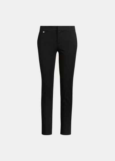 Women's Ralph Lauren Cotton Twill Skinny Ankle Pants | 163827DPX